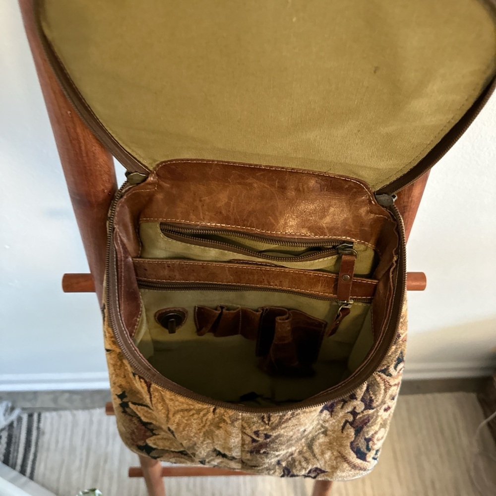 Vintage floral backpack - Picture 8 of 8